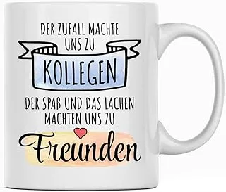 Der Zincall machte uns zu Kollegen Mug Favourite Colleague Best Colleague Gift Farewell Gift Colleagues Job Change Mugs with Sayings