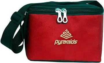 Pyramids Soft Cool Bag, 9-Liter Capacity, Red