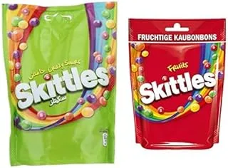 Skittles 160 gm Bundle (Sour chocolate & chewy lens fruit)