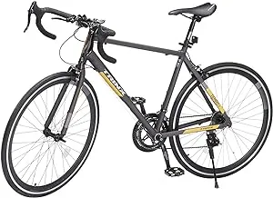 Trinx Tempo 1.4 Sports Bicycle with 14 Speeds, 27.5 Inches - Yellow and Grey