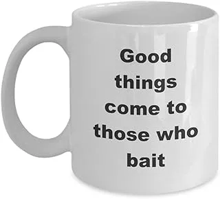 Funny Fishing Coffee Mug – Father’s Day Fishing Gift Idea for Dad and Grandpa – Inspirational Mug – Fishing Hunting Coffee Cup - Fisherman Gifts