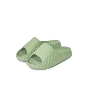 Marshmello Slide  Slipper For Women  - Grey Lemon