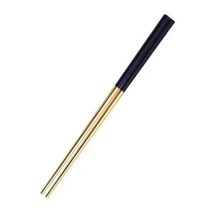 304 Stainless  Chopstick Reusable For Chinese Korean Asian Black Gold