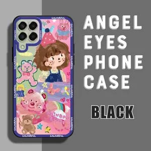 Samsung M33 5G Case Cute Soft TPU Square Phone Cover