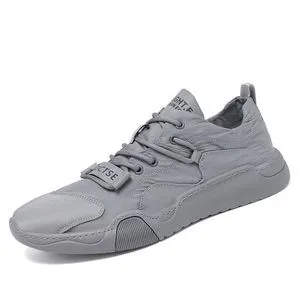 Fashion Men's Casual Shoes Breathable Grey Sneakers