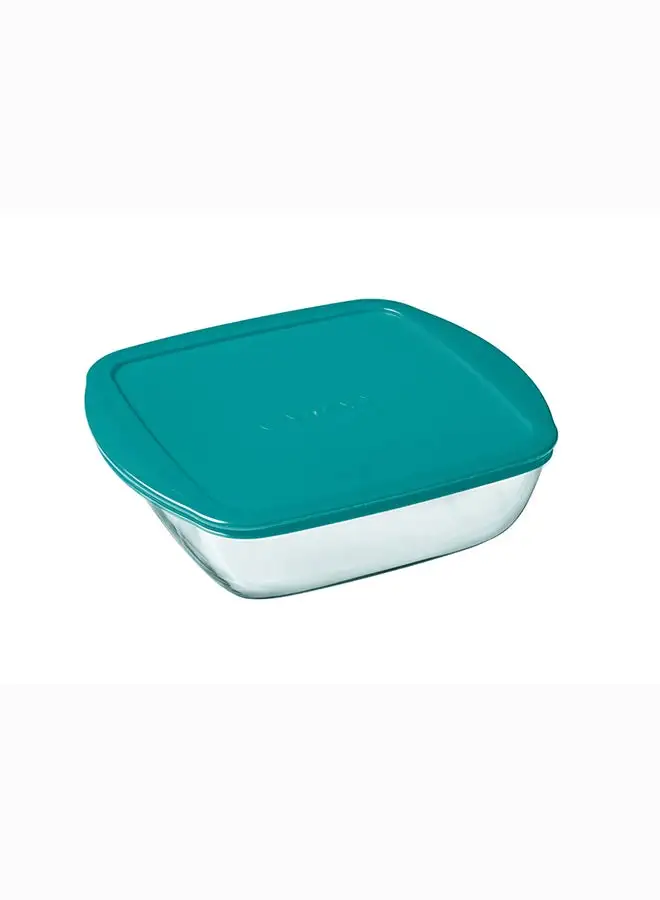 PYREX Pyrex Cook&Store Square With Lid 1L Transparent 20 x 17 x 6cm