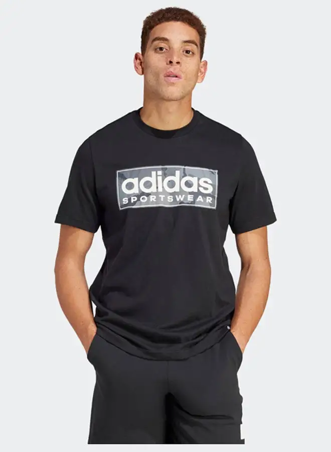 Adidas Camo Linear Graphic T-Shirt