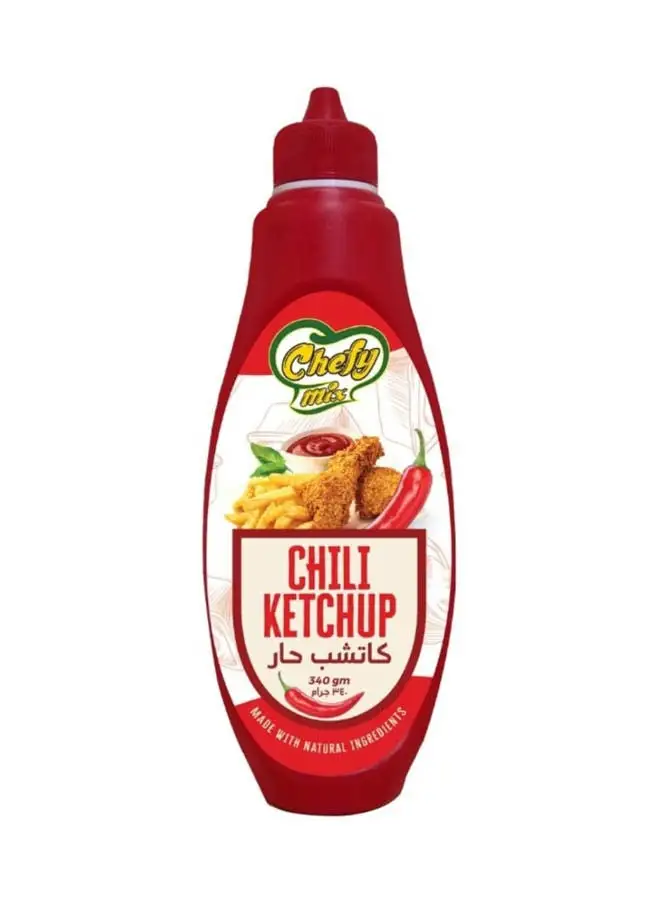 Chefy Mix Chili Ketchup Bottle 340 grams