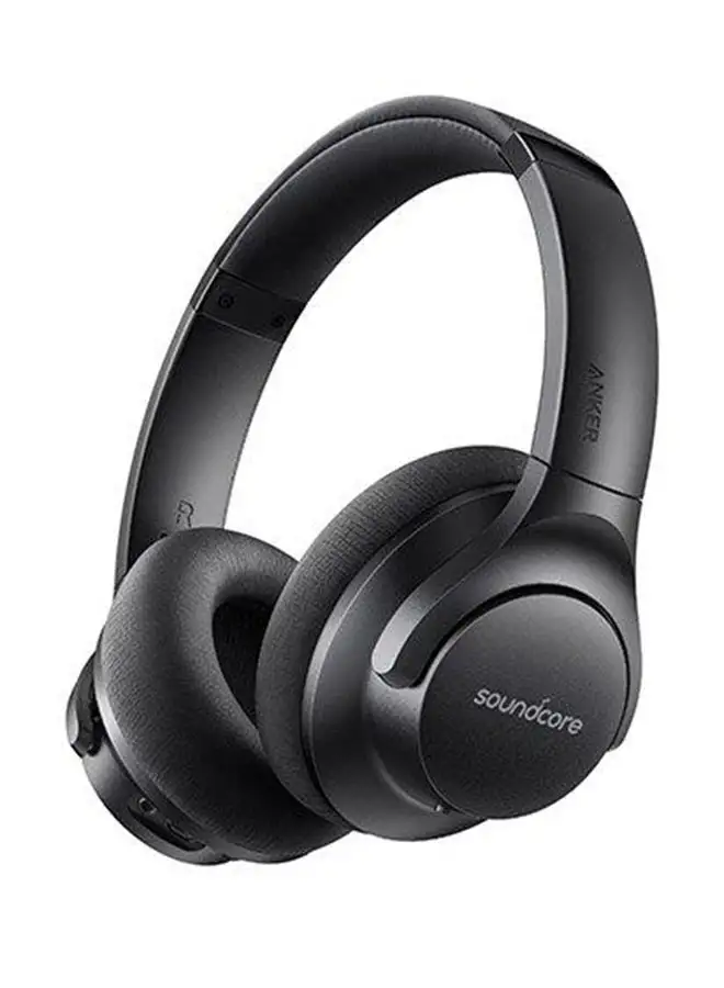 Soundcore Q20i Hybrid Active Noise Cancelling Foldable Headphones, Wireless Over-Ear Bluetooth, 40H Long ANC Playtime, Hi-Res Audio, Big Bass, Customize via an App, Transparency Mode Black