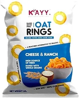 Kayy Cheese and Ranch Oat Rings 60 g