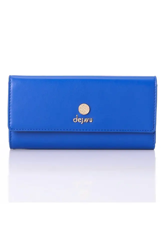 DejaVu Multi-Pockets Textured Leather Wallet