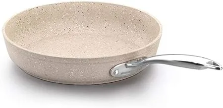 Korkmaz Granita Frypan 28X5.5Cm 3.0L, Beige & Silver, A1266