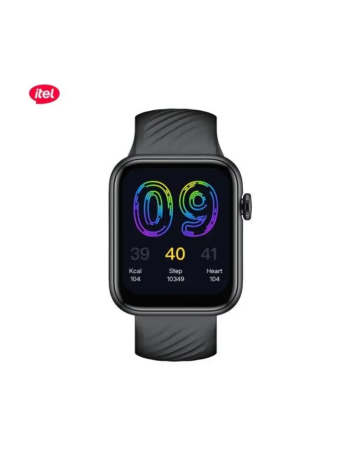 ITEL 1.83'' Sones Smart Watch Native Storm Black