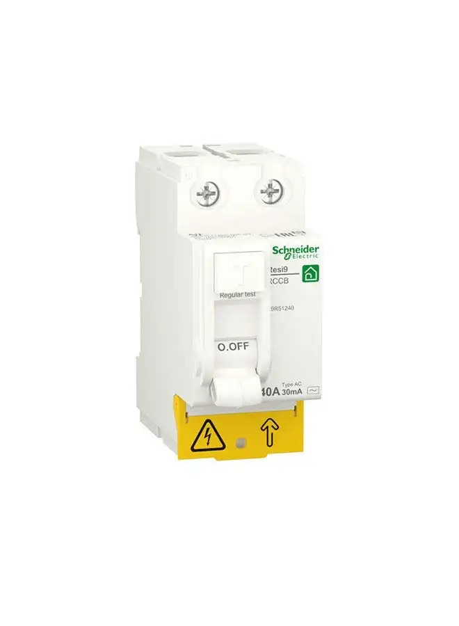 Schneider Electric Schneider Electric Resi9 Residual Current Circuit Breaker 2P, 40A