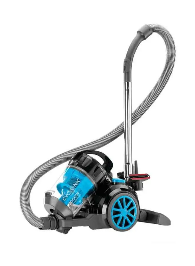 BLACK+DECKER Vacuum Cleaner With Bagless And Multicyclonic Technology 2.5 L 1800 W VM2080-B5 Grey/Black/Blue