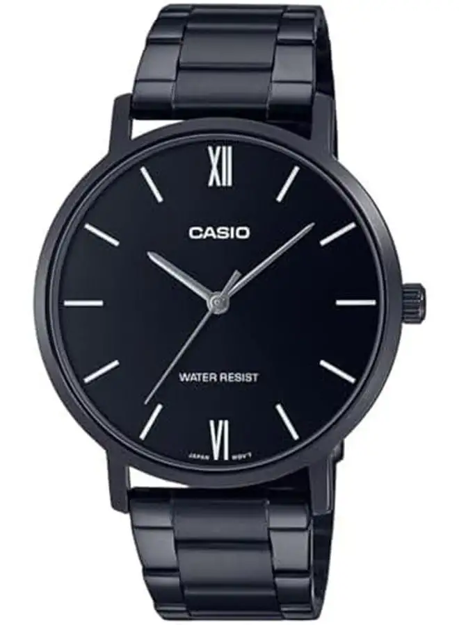 CASIO Stainless Steel Analog Watch MTP-VT01B-1BUDF