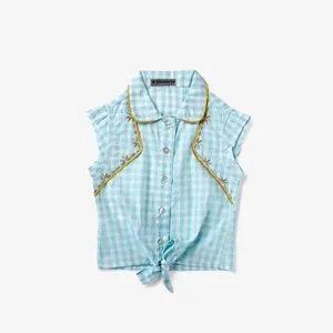 Bebo Girls Blouse Cut _Cyan