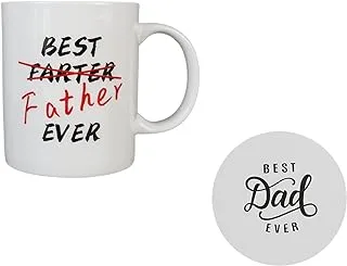 Monster of Mugs Funny Mug - BEST FATHER EVER - Coffee Mug - Funny - Gifts - Ceramic Coffee Mug