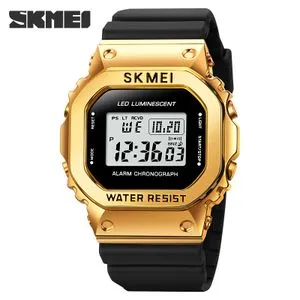 Skmei Fashion LED Light Digital Sport Watch Men Waterproof Alarm Watches