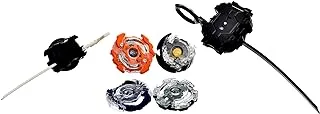 Plastic Large Beyblade Enlighten Your IQ Toy With Colourful Amazing Design And Dual Spinning Add More Funny For Children set Of 11 Pieces - Multi Color