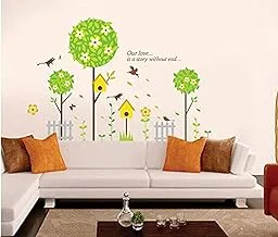 Removable cartoon tree wall sticker Children Home living room Decoration DIY Wallpaper Art Decals qy