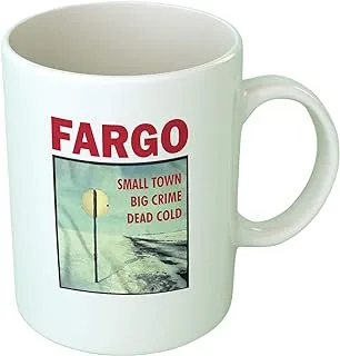 كوب قهوة Upteetude Fargo - أبيض