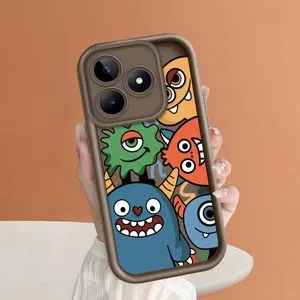 Realme C53 Case Cartoon Animals Soft Phone Cover