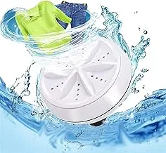 Portable Ultrasonic Turbine Washing Machine,Mini Compact Turbo Washer, Turbine Sterilizes Washer with USB Power for Home, Travel, Business Trip Apartment, Dorm