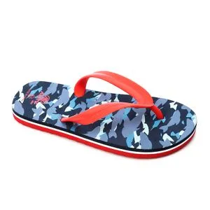 Activ Red With Shades Of Blue Dolphin Boys Flip-Flop