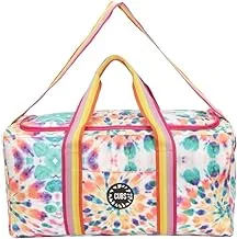 Cubs Tie Dye Weekender Bag for Unisex, X-Large, Fuchsia/Blue