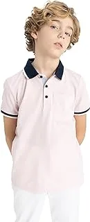 DeFacto Boys Regular Fit Short Sleeve B6830A8 Polo Neck Shirt