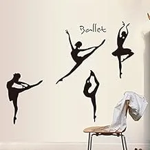 Ballerina Wall Decal Vinyl Wall Decal Graphic Stickers For Girls Kids Bedroom Home Wall Decals