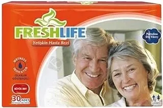 Freshlife Adult Patient Diapers 30-Pack, Large