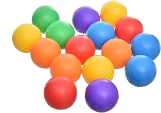 Plastic Bunch Of Balls Game With Different Color To Play And Fun For Kids Set Of 16 Pieces - Multi Color