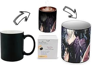 Risty Shop Jujutsu Kaisen (Style-139) Gourmet Coffee Magic Mug Superhero Jujutsu Manga Anime Lovers Capacity 350 ml, Dishwasher, Microwave Safe, Must Buy, Birthday Gift.