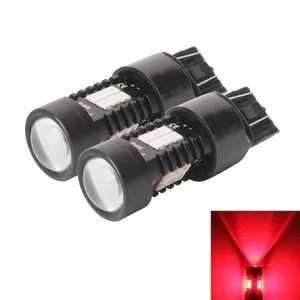 2 قطعة 7443-T20-2835 10.5 واط 21 LED ضوء فرامل السيارة تيار مستمر 12 ~ 24 فولت (الضوء الأحمر)