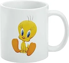 GRAPHICS & MORE Looney Tunes Cute Tweety Ceramic Coffee Mug, Novelty Gift Mugs for Coffee, Tea and Hot Drinks, 11oz, White