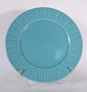 KUTAHYA NC ROUND Flat Plate, 23 cm - Blue