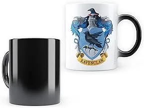 MCSID RAZZ- Harry Potter Ravenclaw Logo Morphing Magic Heat Sensitive Mugs - Officially Licensed by Warner Bros USA