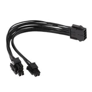 CPU 8 Pin To 8+4pin Connector Power Supply Extension Cable Lead- Black