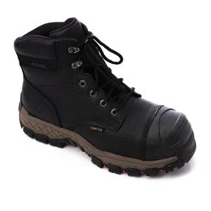 Activ Safety Nubuck Lace Up Shoes  - Black