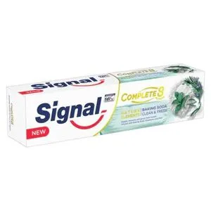 Signal Complete 8 Nature Elements معجون أسنان مع صودا الخبز وإكليل الجبل والنعناع - 100 مل