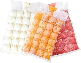 Ice cube bags disposable, ice cube mold trays self-seal faster freezing maker (10pcs, 240 ice cubes)83778