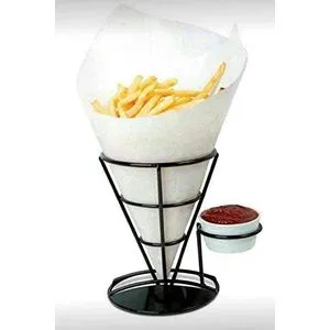 Rocky French Fries & Ketchup Dip Cone Holder Tray