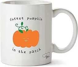 Hippowarehouse Cutest Pumpkin in The Patch Printed Mug Cup Ceramic 10oz