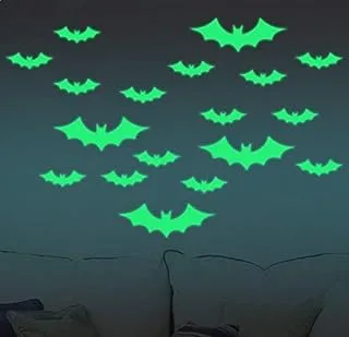 Cartoon Bat Wall Decals Wallpaper Luminescent Removable wall Stickers