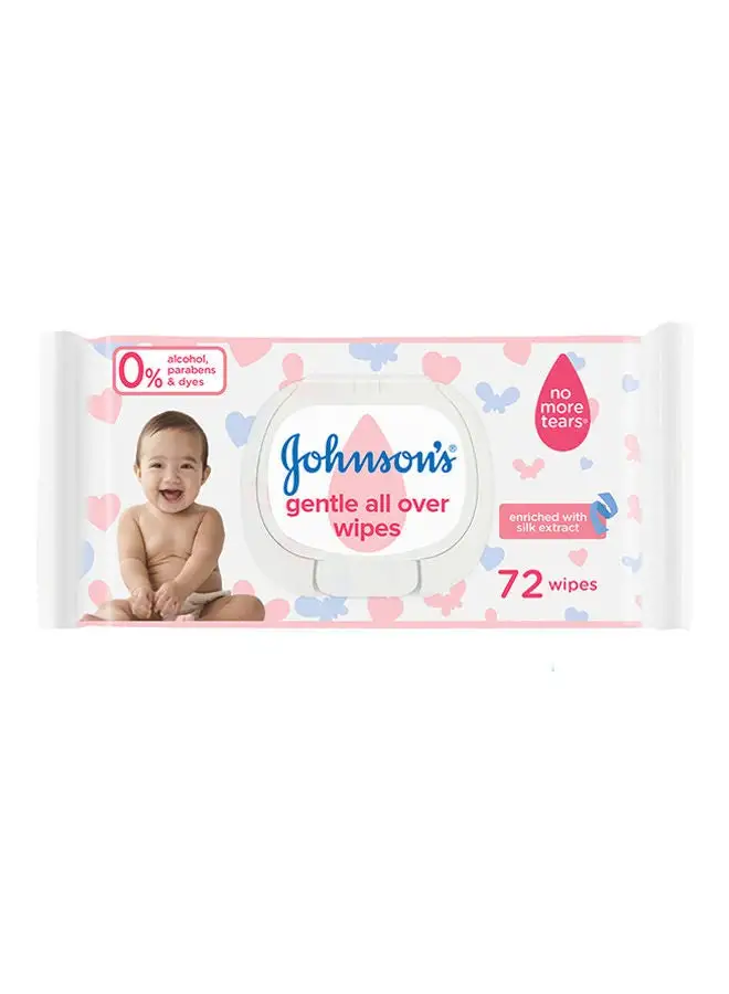 Johnson's 72-Piece Gentle All Over Wipes