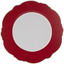 Karaca | Romantic Home Party Tea Plate In Red