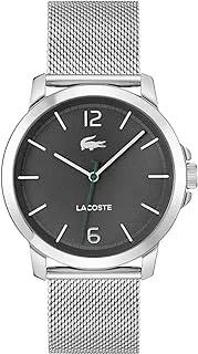 Lacoste MEN'S GREY DIAL STAINLESS STEEL WATCH - 2011278