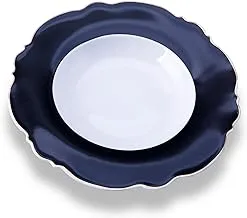 Karaca | Romantic Soup Plate Black